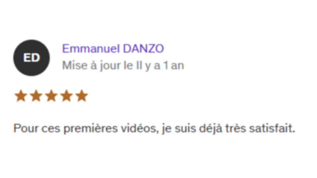 Davinci resolve Formation Masterclass note5